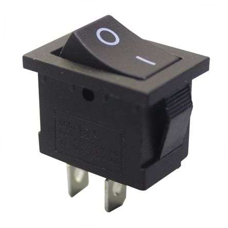 ROCKER SWITCH SPST 13x19 250V 6A  KCD1-2-101 / 180007