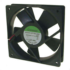 FAN 120sqx25 24V BALL 75CFM  EEC0252B3-0000-A99