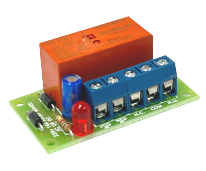 12V RELAY ON BOARD SPDT 220VAC 16A CONTACT KE01-003-A