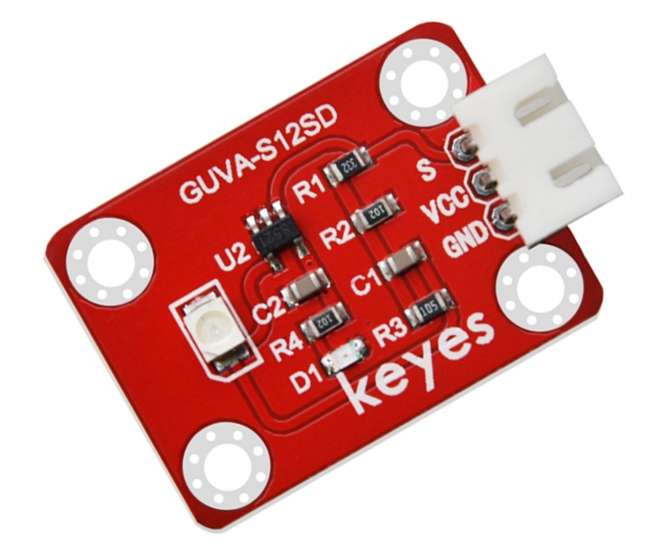 UV and UV-A LIGHT SENSOR BOARD 240-370nm KE2053