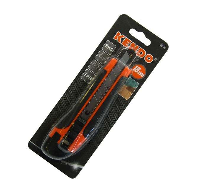 SAFETY KNIFE SNAP OFF PLASTIC 18MM KEN30615