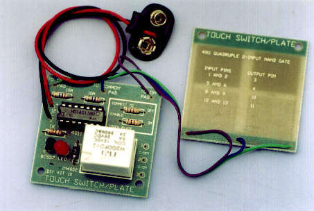 KIT TOUCH SWITCH/PLATE ON-OFF DIY-K010 *D*