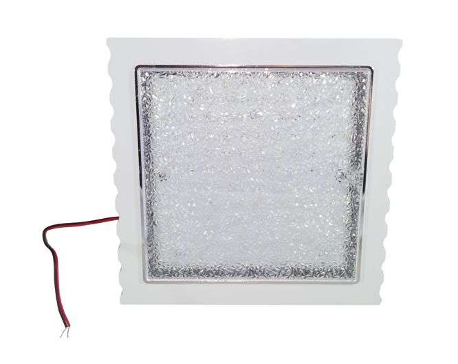 LED LIGHT FITTING 10W 12-24V 250x250mm SURFACE MOUNT KNLED-CS-M