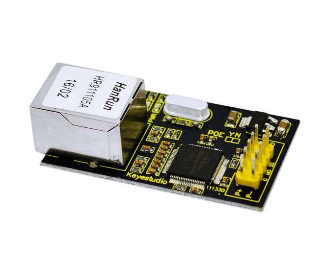 W5100_POE_PiA ETHERNET NETWORK MODULE KS0148