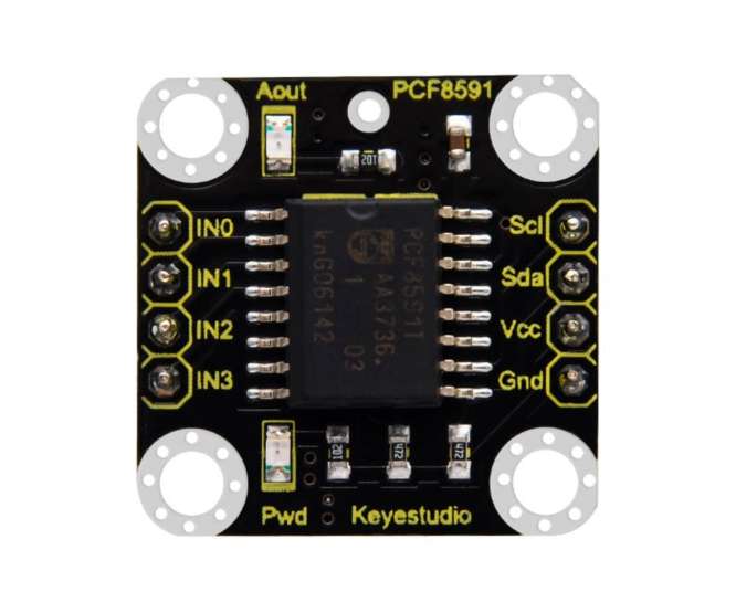 A-D AND D-A CONVERTER PCF8591 BOARD 8-BIT KS0508