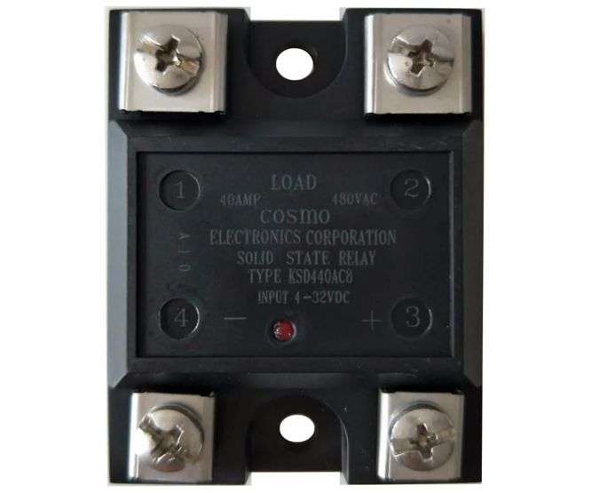 SOLID STATE RELAY I=4-32VDC O=75-480VAC @ 40A KSD440AC8