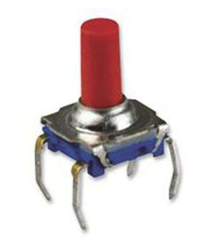 PCB TACTILE SWITCH 7.4x7.4MM RED KSL0M331 LFT