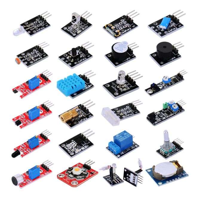 SENSOR ASSORTMENT FOR ARDUINO PROJECTS 24PCS KT0016
