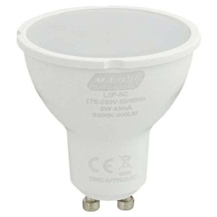 LAMP LED 5W GU10 220VAC C/WHITE L2P-5C