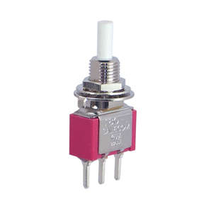 MINI P/ BUTTON SWITCH SPDT ON-ON 3A 250VAC PCB L8601-FCQE-H