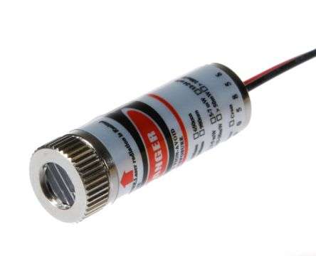 LASER LINE MODULE  12mm 650nm 5mw 5V  SYD1230 (-) / 180452