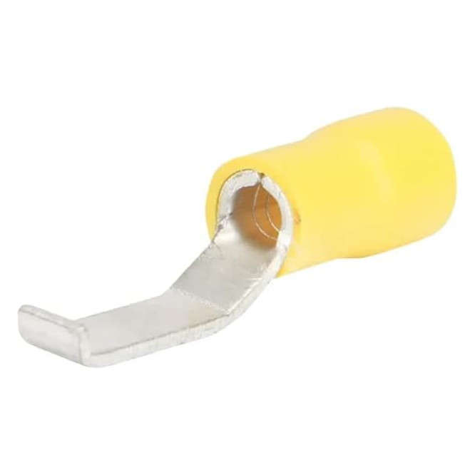 PRE-INSULATED CRIMP TERMINAL LIPPED BLADE YELLOW 4.6x17mm LBV5.5-4.6