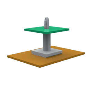 SPACER PLA LCK-FLT H=8 CSS-8 CSS-8