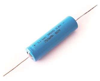 AA=SIZE BATTERY LITHIUM AXIAL 3V6 750mA  LCR-14500