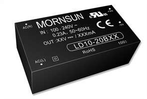 POWER SUPPLY AC-DC CONV PCB DIL I=220 O=15 0A7 LD10-20B15