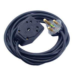 MULTIPLUG MAINS EXTENSION LEAD 2x16A 20m LEAD EXT JANUS 20M