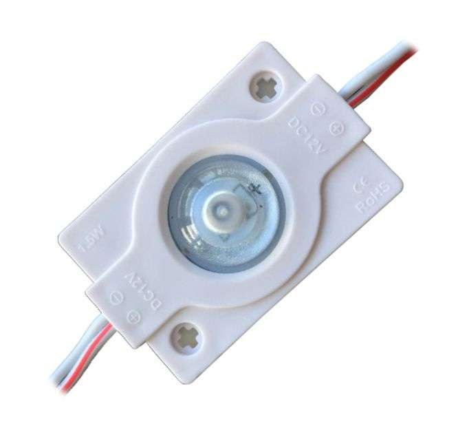 12VDC HOUSED LED 1.5W WHITE D=21MM LED-1.5W-WHT