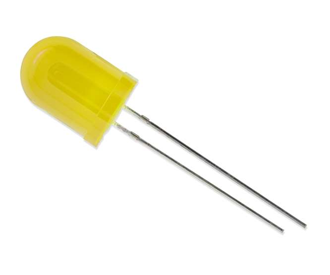 LED 10MM RND YELLOW-DIF. 90mcd 50-DEG BL-B3130A