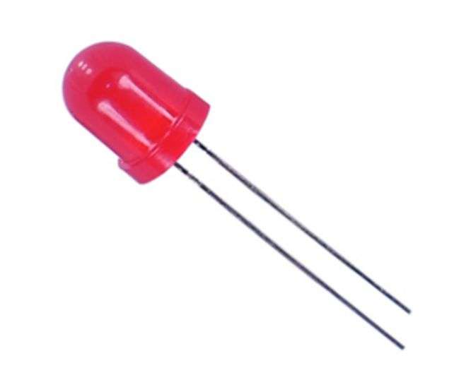 LED 8mm DI-RD RND 50mcd 625nm 45DEG CZ804UR *DBK*