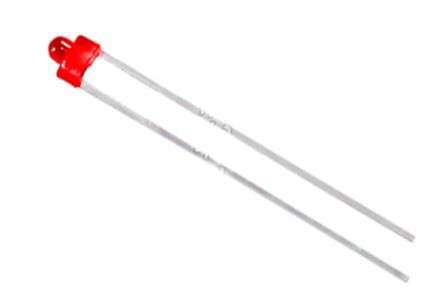 LED 1.8MM RED HIGH HEAD 400-600mcd  181421