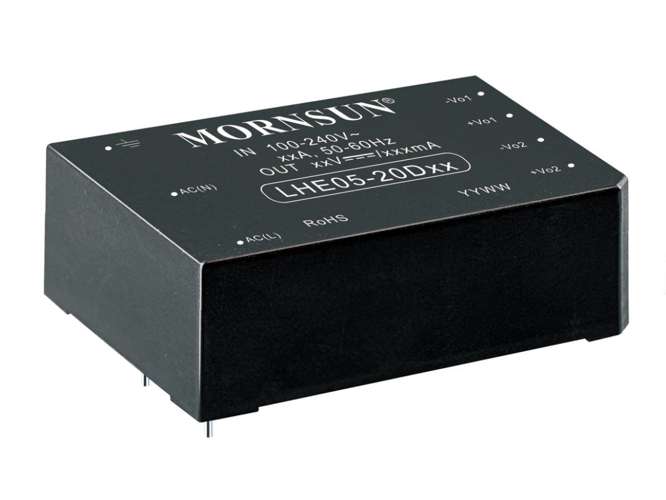POWER SUPPLY PCB I=220 O=5, 24 0.6A, 1A 5.4W LHE05-20D0524-01