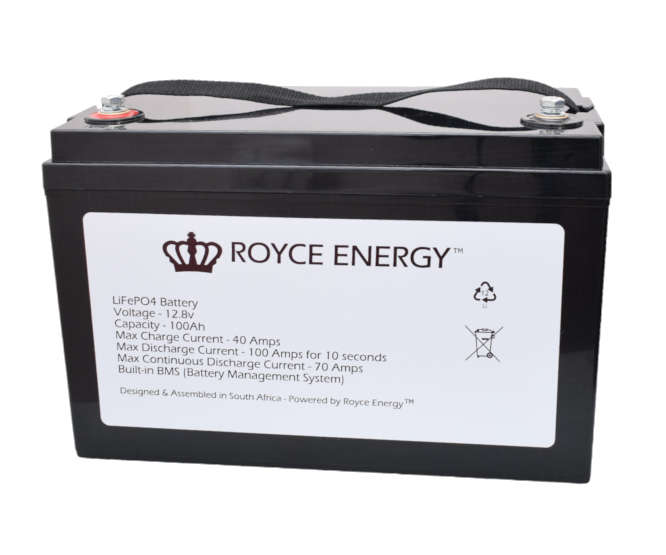 LITHIUM BATTERY LiFePO4 12V8 100Ah LIFEPO4-128-100
