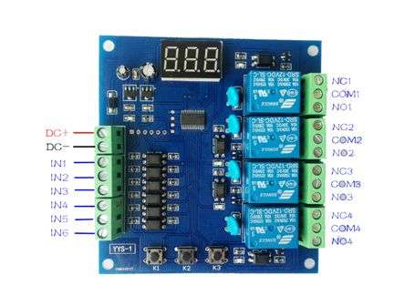 PROGRAM. INTERMITTENT / LOOP TIMER MODULE 5V 190241