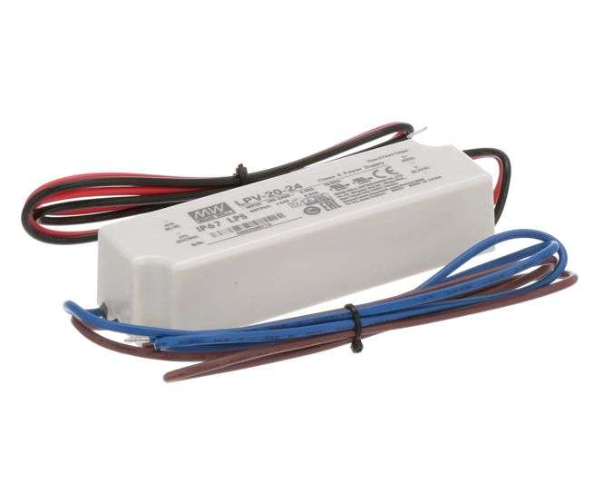POWER SUPPLY ENCL. LED DRIVER I=220V O=24V 0A84 20W LPV-20-24