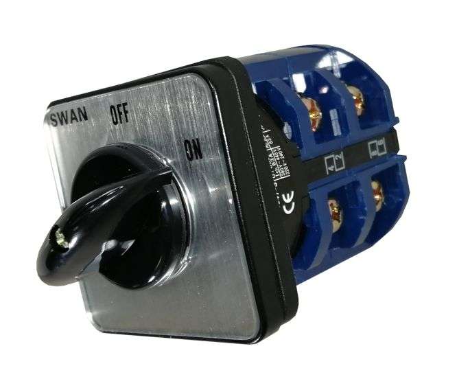 CAM SWITCH 2P 32A 0N-OFF FACE 64x64MM CS-LW26-32-2P32