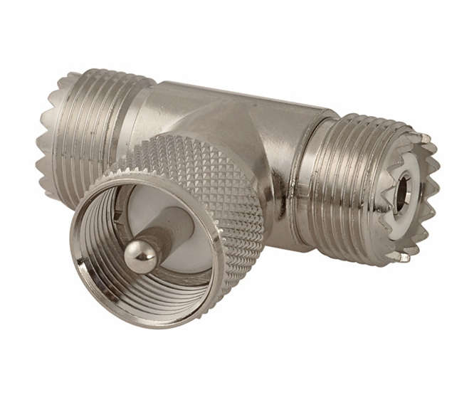ADAPTER UHF-PLUG TO 2x UHF-SOCKET T-JUNCTION M5517