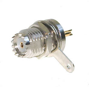 UHF-SOCKET(MINI) SOLDER BULK-HEAD M55320
