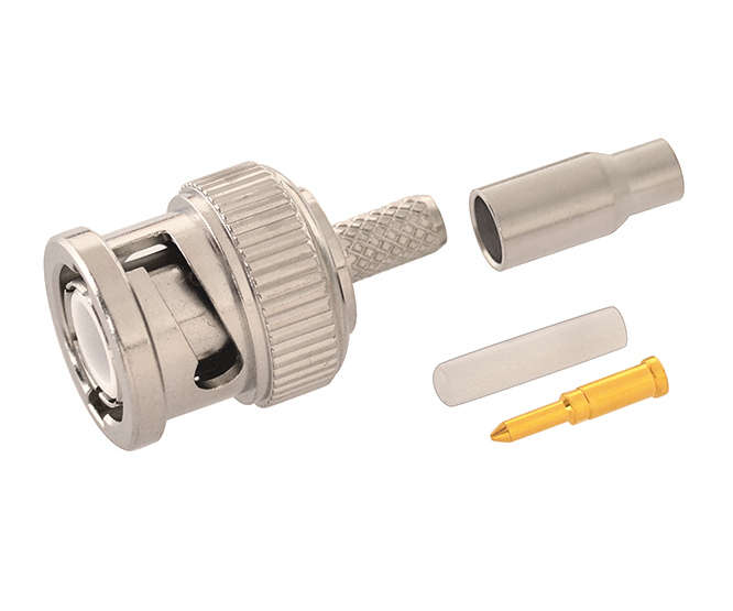 BNC-PLUG CRIMP RG174U 4-PC M5569P