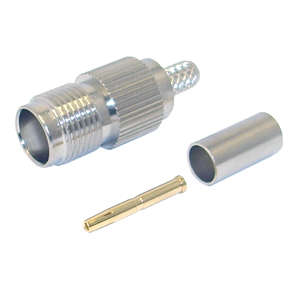 TNC-SOCKET CRIMP RG174 3mm 3-PC M5756P