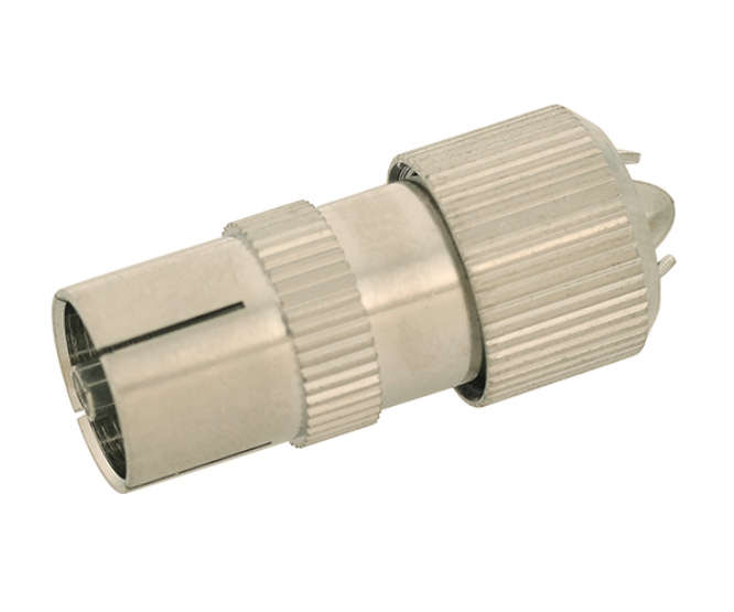 PAL-SOCKET TV IN-LINE METAL M5831 *D*