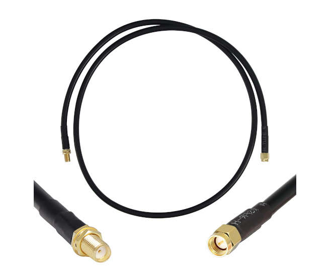 SMA LEAD RG174 50-OHM PLUG-SOCKET 1M M58635AC