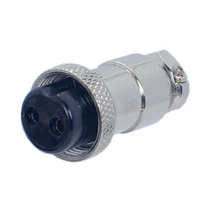 M16 2W MIC-SOCKET 5A 125V AVIATION CONNECTOR GX16-2W