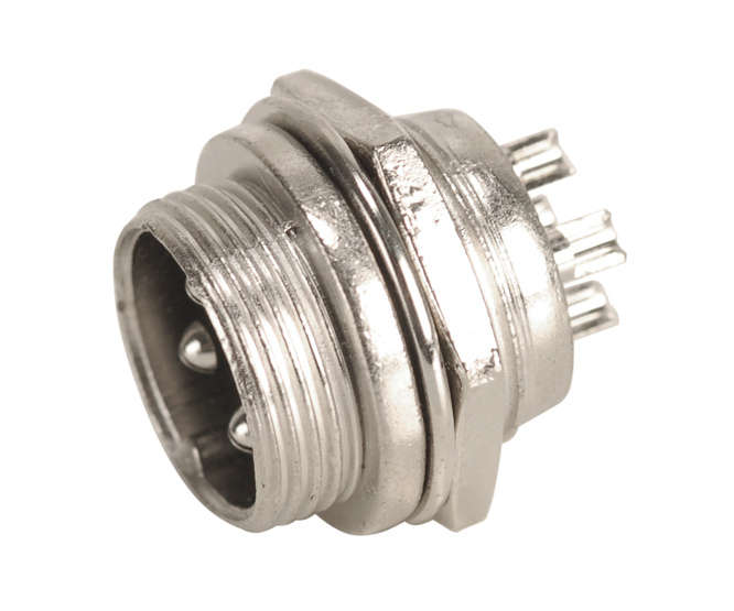 M16 2W P/M-MIC-PLUG 5A 125V AVIATION CONNECTOR M5902A MOD
