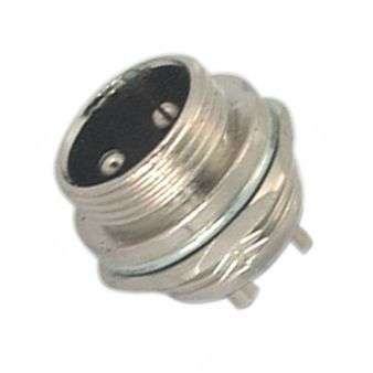 M16 2W P/M-MIC-PLUG 5A 125V AVIATION CONNECTOR M5902A