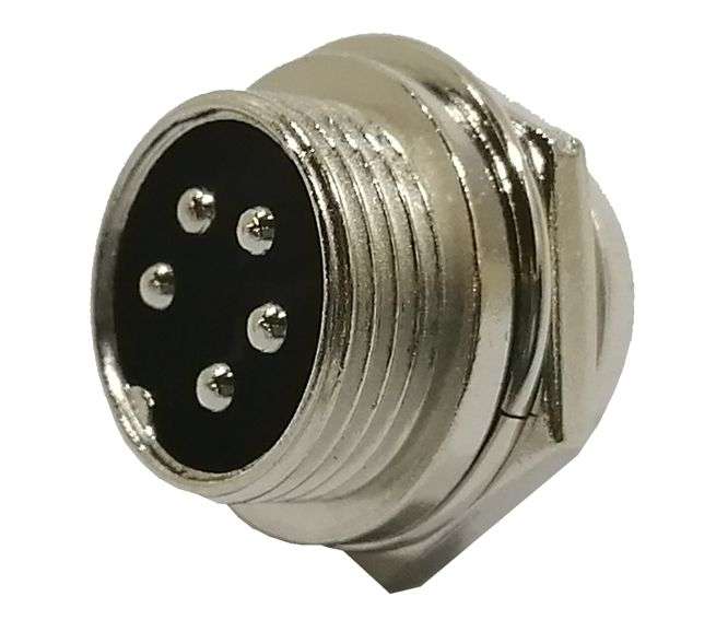 M16 5W P/M-MIC-PLUG 5A 125V AVIATION CONNECTOR M5902D