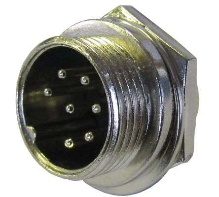 M16 7W P/M-MIC-PLUG 5A 125V AVIATION CONNECTOR M5902F