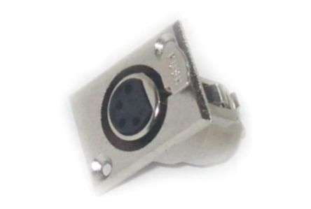 XLR CHASSIS MOUNT SOCKET 4-WAY M5911B