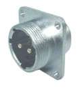 CIRCULAR POWER CONN M22 7W PLUG PANEL MNT M595713F