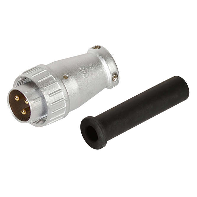 CIRCULAR POWER CONN M22 3W PLUG IN-LINE M595715B