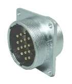 CIRCULAR POWER CONN M30 20W PLUG PANEL MNT M595723T