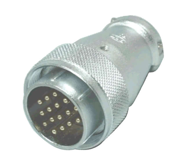 CIRCULAR POWER CONN M30 16W PLUG IN-LINE M595725P