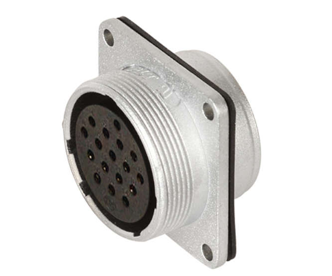 CIRCULAR POWER CONN M30 17W SOCKET PANEL MNT M595727Q