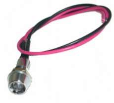 5mm LED INDICATOR 12VDC CLEAR RED PH=8mm ME22-004-012RD *A*