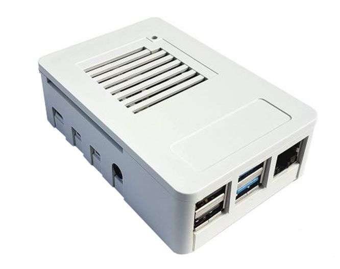 RPI 4 INNOVATIVE CASE WHT 25x25x10mm MATICBOX4-WT