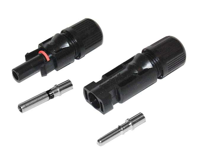 MC4 SOLAR CONNECTOR SET MACHINED PINS 210064