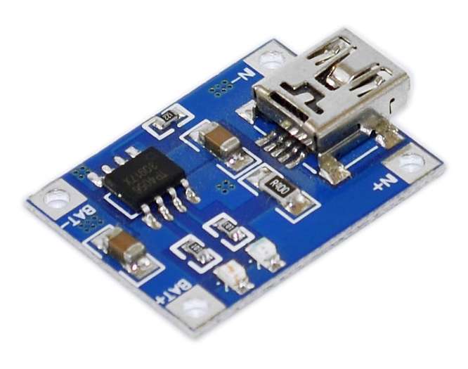 1A 4.2V LITHIUM BATTERY; USB CHARGER MODULE 1%  MD0116